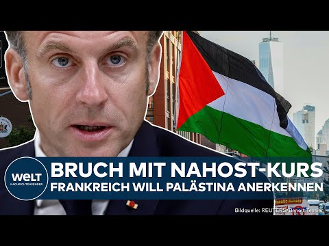 Video Thumbnail: NAHOST: Donnerschlag von Macron! Frankreich will Palästina als Staat anerkennen