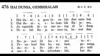Download lagu [Masa Natal] HAI DUNIA, GEMBIRALAH - Puji Syukur No. 476 - Lagu Rohani Katolik mp3
