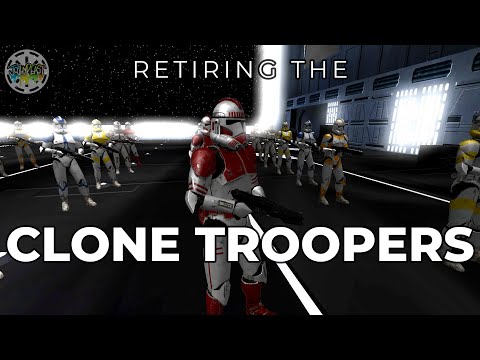 Retiring the Clone Troopers #starwars