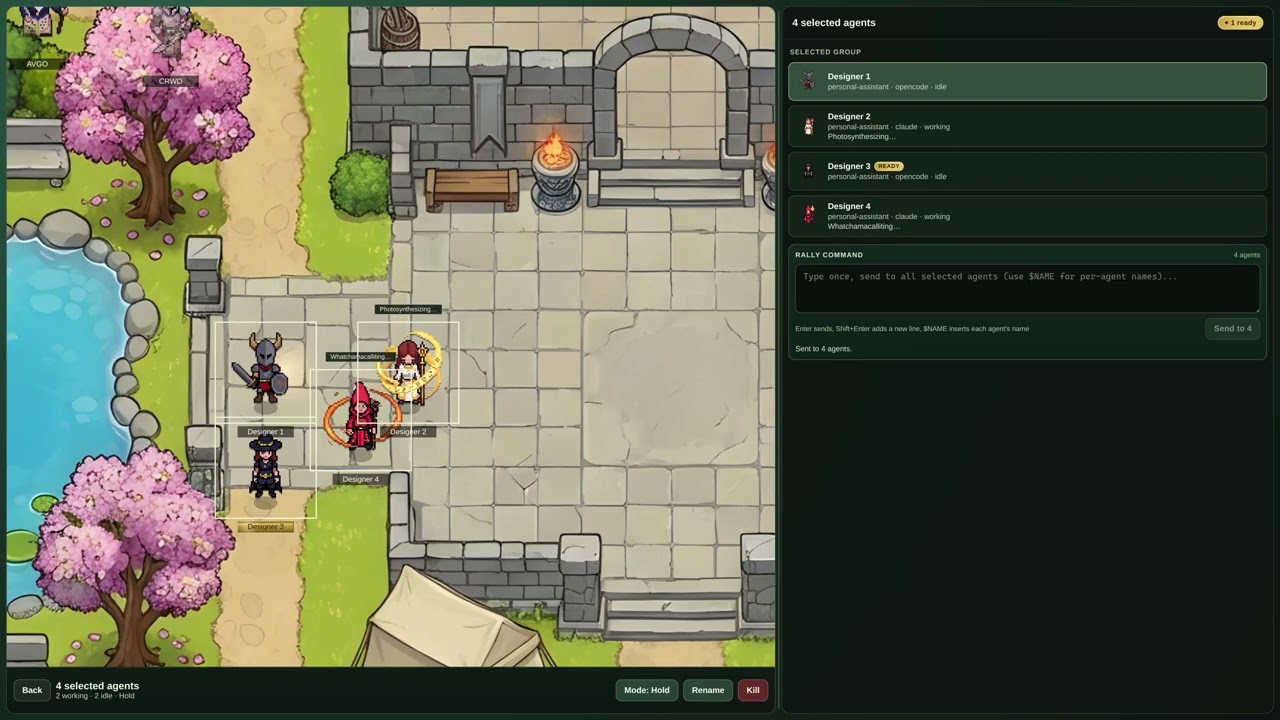 Arcane Agents demo video preview