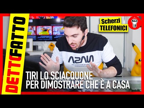 Scherzi Telefonici - “Tiri lo Sciacquone per Dimostrare che è a Casa” - Pronto Fatto Ep.1 - theShow