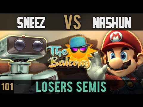 PM @ the Balcony 101 - Losers Quarters ft. Sneez (R.O.B.) VS Nashun (Mario)