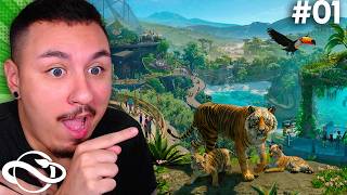 🦁 NOVA SÉRIE: CONSTRUINDO MEU PRÓPRIO ZOOLÓGICO | Planet Zoo 2 #01