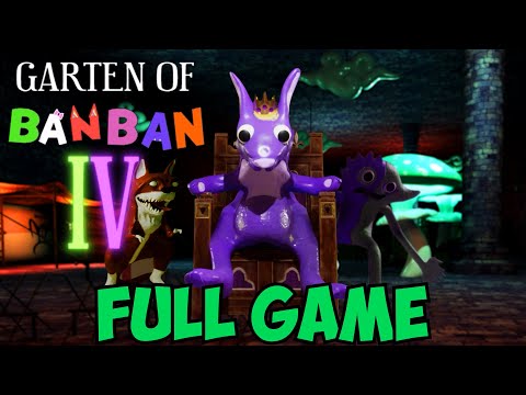 Garten of Banban 4 FULL GAME Walkthrough - NO DEATHS | No Commentary