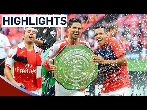 Arsenal 3-0 Manchester City | Community Shield 2014 | Goals & Highlights