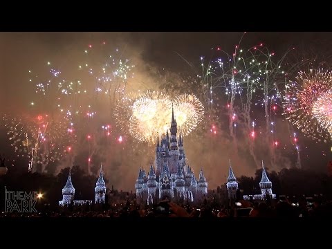 Fantasy in the Sky Fireworks New Year's Fireworks Show Magic Kingdom Walt Disney World 2016