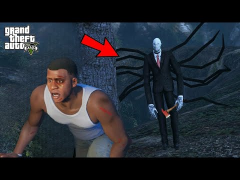 I Killed SLENDERMAN in GTA 5 | Slender Man Horror GTA 5 | Lovely Boss