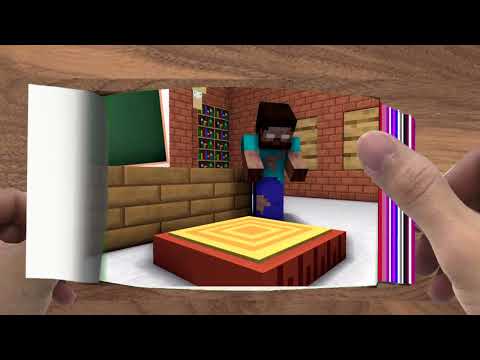 FLIPBOOK   Monster School  THE COOK CHALLENGE WITH CHEF RAMSAY   Minecraft Animation010