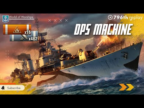 Destroyer GRONINGEN : MPV on Map Sea of Fortune - World of WARSHIPS #wows #worldofwarships #gaming