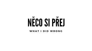 Video Něco si přej - What I Did Wrong