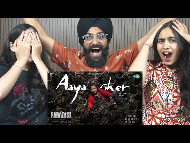 Aaya Sher - Lyrical REACTION | The Paradise | Nani | Anirudh Ravichander | Srikanth Odela SDDEFAULT Thumbnail