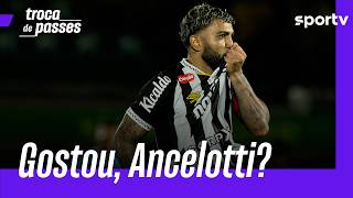 AOS OLHOS DE ANCELOTTI, SANTOS EMPATA COM O MIRASSOL COM DOIS DE GABIGOL | TROCA DE PASSES | sportv