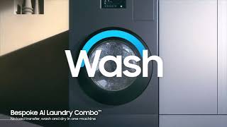 Samsung Wash & dry your clothes in one machine