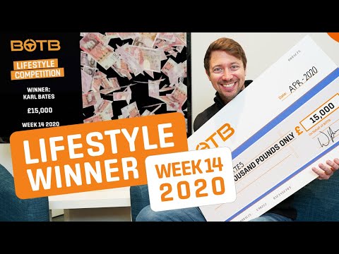BOTB Lifestyle Competition Winner! Karl Bates – £15,000 Cash – Week 14 2020