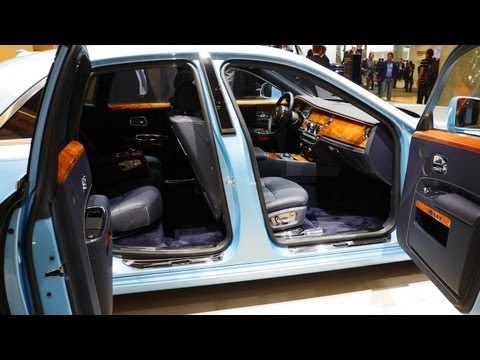 Rolls-Royce Ghost Alpine Trial Centenary Edition at IAA motor show, Frankfurt / Germany