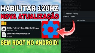 COMO ATIVAR OS 12OHZ NO CELULAR ? E DEIXAR VELOZ O TOQUE NA TELA ZERANDO O LAG EM JOGOS? SETEDIT⏫