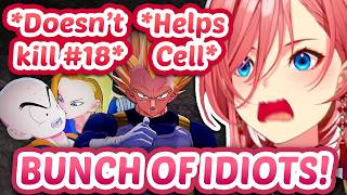 Lui *LOSES IT* at Vegeta & Krillin TROLLING in the Cell arc - DBZ 【ENG Sub Hololive】
