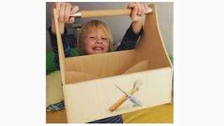 Werkzeugkiste für Kinder / Toolbox for children - diy - Next Generation Woodworker