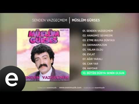 Bütün Dünya Senin Olsun (Müslüm Gürses) Official Audio #bütündünyaseninolsun #müslümgürses