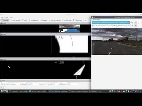 Localisation in a lane for a self-driving car