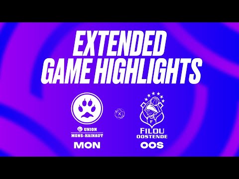 Union Mons-Hainaut vs. Filou Oostende Extended Game Highlights