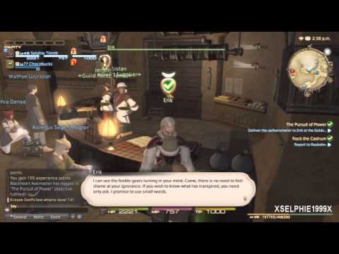 Final Fantasy XIV A Realm Reborn Blind Playthrough - Monk Class Quests 35-45