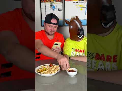 Twin Brother Bites Finger Thinking It's French Fries 😁