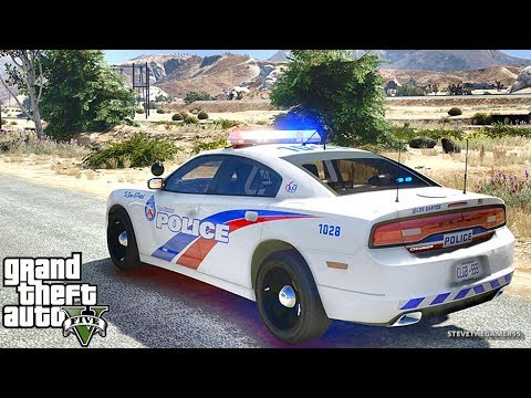 GTA 5 MODS LSPDFR 861 - CHARGER PATROL!!! (GTA 5 REAL LIFE PC MOD)