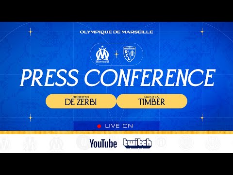 🎙️ Revivez la conférence de presse de Roberto De Zerbi et Quinten Timber avant #OMRCL