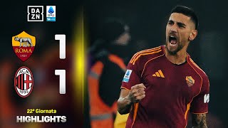 PELLEGRINI e GASPERINI fermano ALLEGRI: Roma-Milan 1-1 | Serie A Enilive | DAZN Highlights