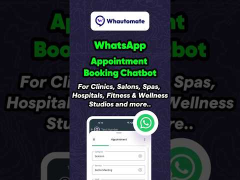 WhatsApp Appointment Booking Chatbot