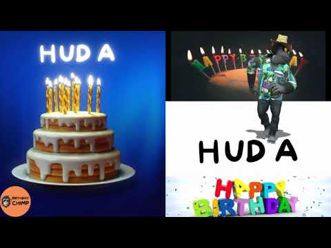 HUDA Happy Birthday Song and Dance - It's Your Birthday - Happy Birthday to You HUDA