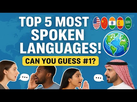 Top 5 Most Spoken Languages in the World 🌍 | Can You Guess #1?