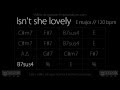 Isn't She Lovely (E) (Stevie Wonder) : Backing Track