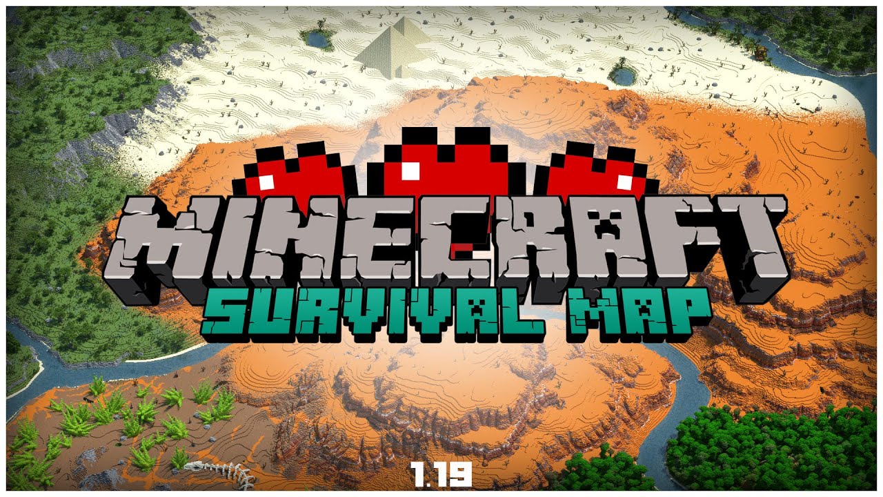 Fantasy Survival Map [5000x5000] World Painter Minecraft Map