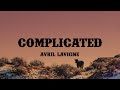 Complicated - Avril Lavigne (Lyrics)