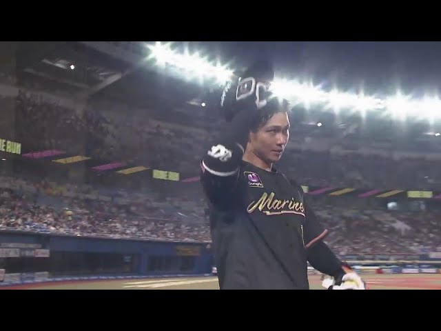 【6回裏】今季第1号!! マリーンズ・藤原恭大 右中間へのソロホームランで貴重な追加点!! 2024年7月21日 千葉ロッテマリーンズ 対 北海道日本ハムファイターズ