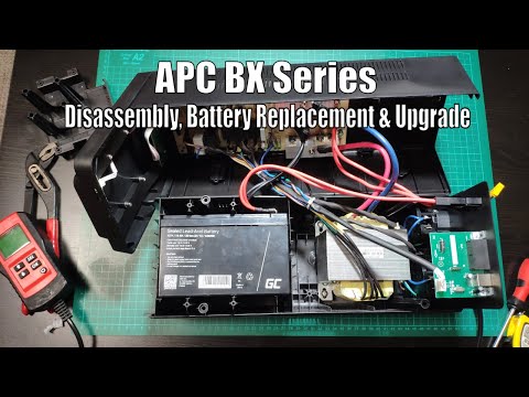 APC 1200 UPS Sealed Failed Battery Replace and Upgrade & LED Disable