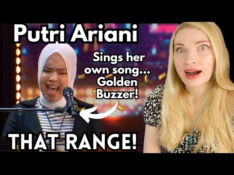 Vocal Coach Reacts: Putri Ariani Golden Buzzer Audition on AGT - She has the most amazing vocal!