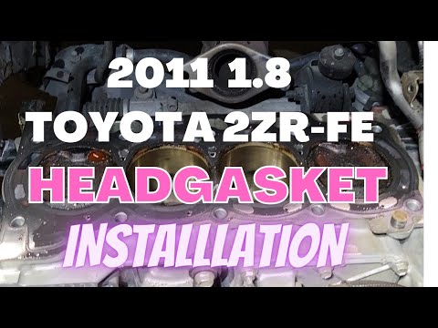 2011 TOYOTA 1.8 Head Gasket INSTALLATION