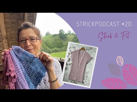 Strickpodcast #20 | Nie mehr Ranunculus 😉| Tuch Nr. 52 | Lara ... und eine gestrickte Mondlandschaft