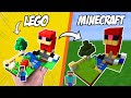 I Built LEGO Minecraft Sets In Minecraft