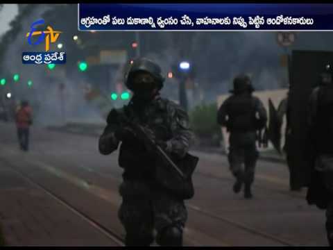 Rio Protests Turn Violent | Buses Set on Fire | Brazil