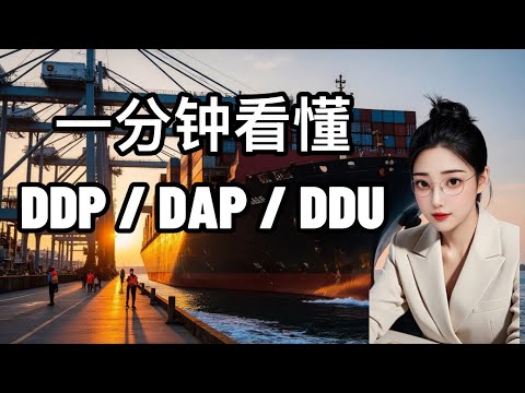 Understand DDP / DAP / DDU in One Minute – Know These Before You Dive into International Shipping!