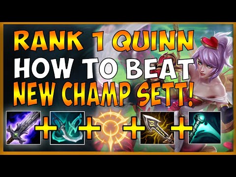 RANK 1 QUINN SHOWS YOU HOW TO BEAT SETT TOP! (SETT'S BIGGEST COUNTER?!?) - League of Legends