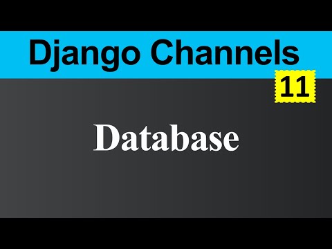 Database in Django Channels Hindi