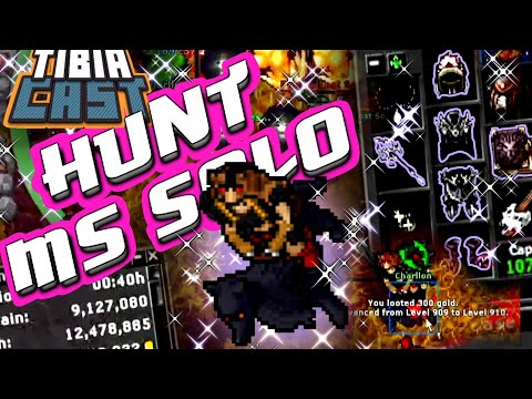 ms lvl 900 na hunt solo 🔥🔥 #tibia #tibiacast
