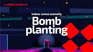Indoor laser tag - Defuse a bomb scenario