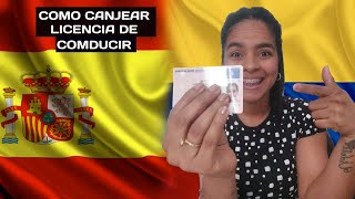 Como canjear tu licencia de conducir en España.