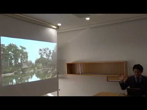 décoration jardin japonais fontaine-bambou-chaîne-pluie-galets